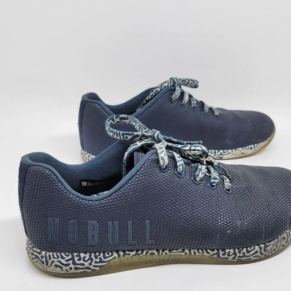NOBULL SuperFabric Mens Blue Gray Trainers Size US 10 EUR 44 Womens US 11.5